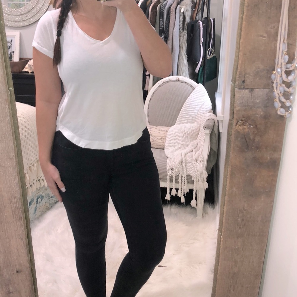 Splendid Size Small White Basic T-Shirt - image 2